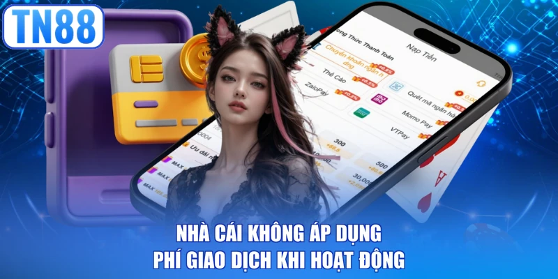 Nhà cái không áp dụng phí giao dịch khi hoạt động